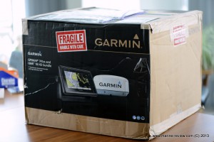 It is a HUGE box - The Garmin GPSMAP 741xs with Radar takes a lot of space