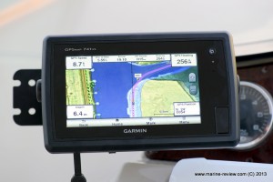 Garmin GPSMAP 741xs on boat