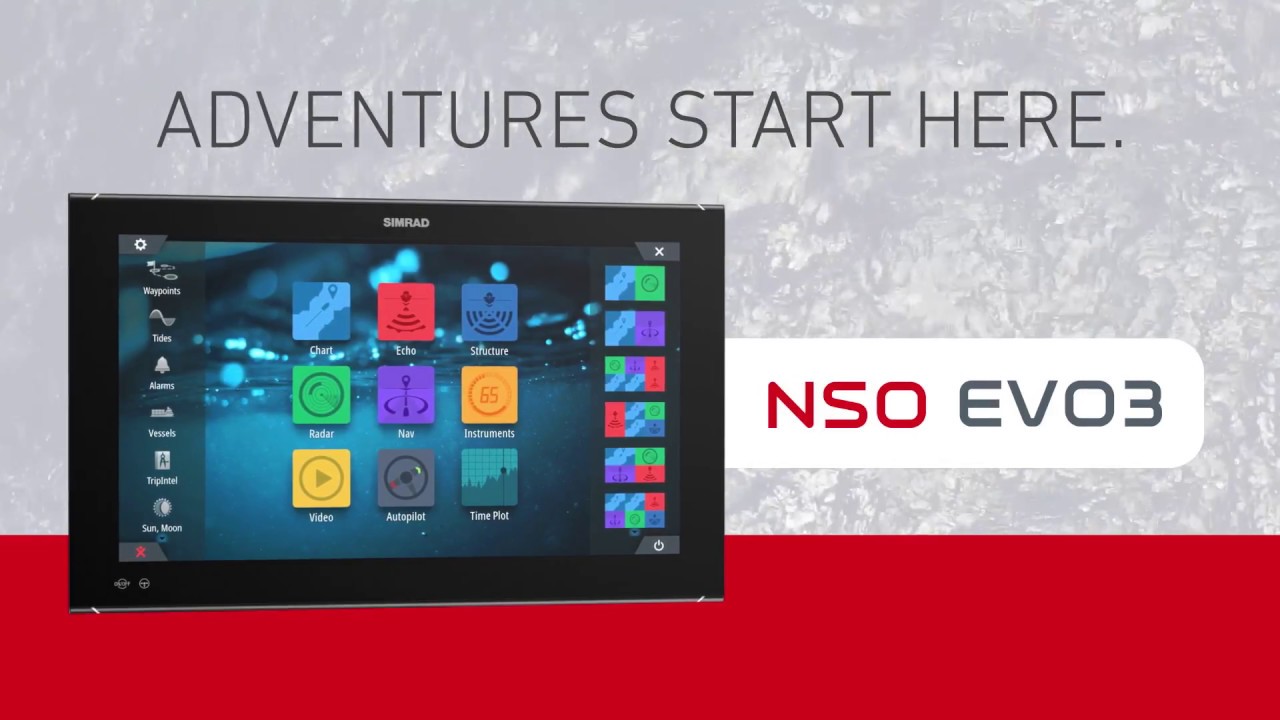 New Simrad NSO evo3 product line