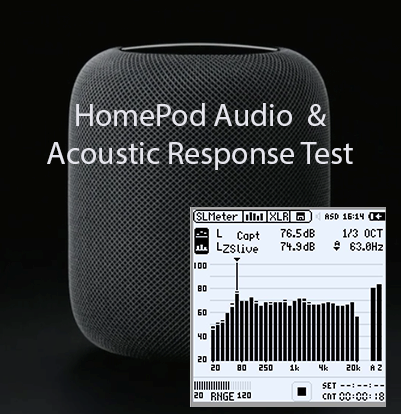 Apple HomePod Audio & Acoustic Test Test of Apple HomePod vs MunroSonic Egg 100