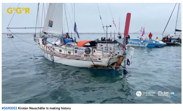 Kirsten Neuschäfer won the Golden Globe Race 2022