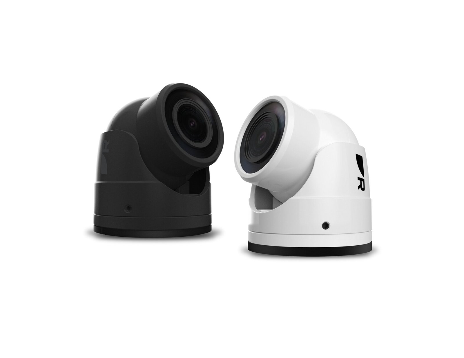 Raymarine CAM400 marine IP cameras in white and black