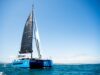 Knysna 550 World Premiere at Annapolis Sailboat Show Knysna 550SE Blue Jacket II under sail