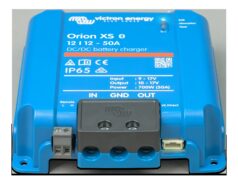 Victron Orion XS v1.15 Adds Emergency Reverse Charge Victron Orion XS DC-DC battery charger product photo, front view
