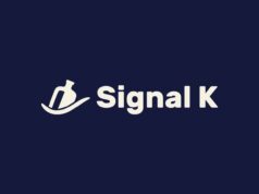 Signal K Server 2.34.0: Time to Check Your Boat’s Data Hub White Signal K logo on a dark navy background