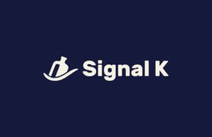 Signal K Server 2.34.0: Time to Check Your Boat’s Data Hub White Signal K logo on a dark navy background